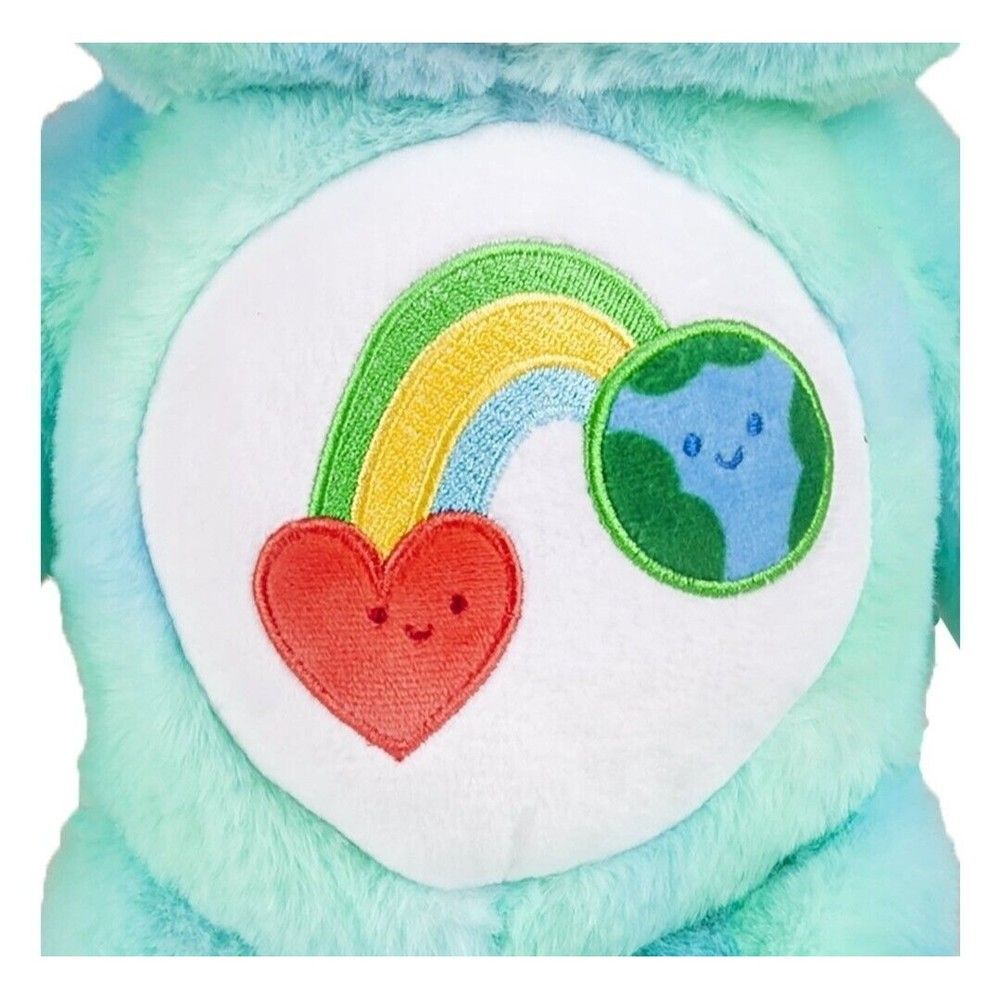 14" Care Bears 'I Care Bear' Love Earth Day Plush Collectible, Limited Edition - Picture 4 of 7
